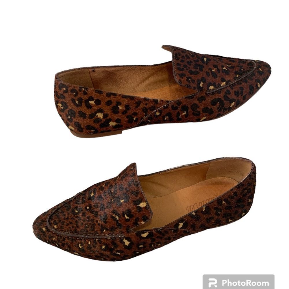 Madewell | Frances Skimmer calf hair animal print flats